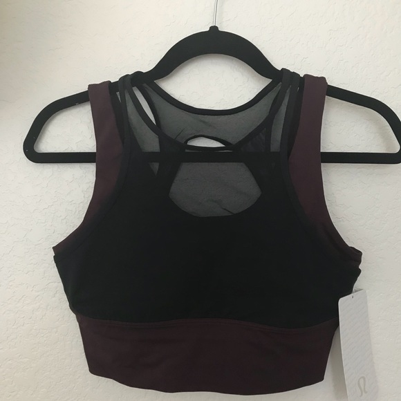 NWT DARK ADOBE LULULEMON DOUBLE TAP BRA II - - 10 - Picture 2 of 8
